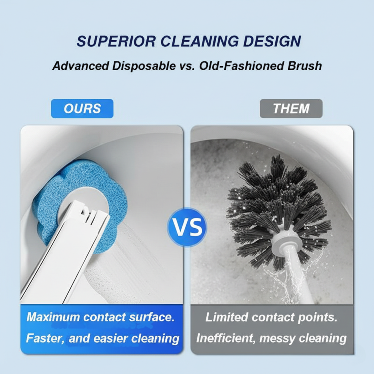 AquaWand™ Magic Toilet Brush