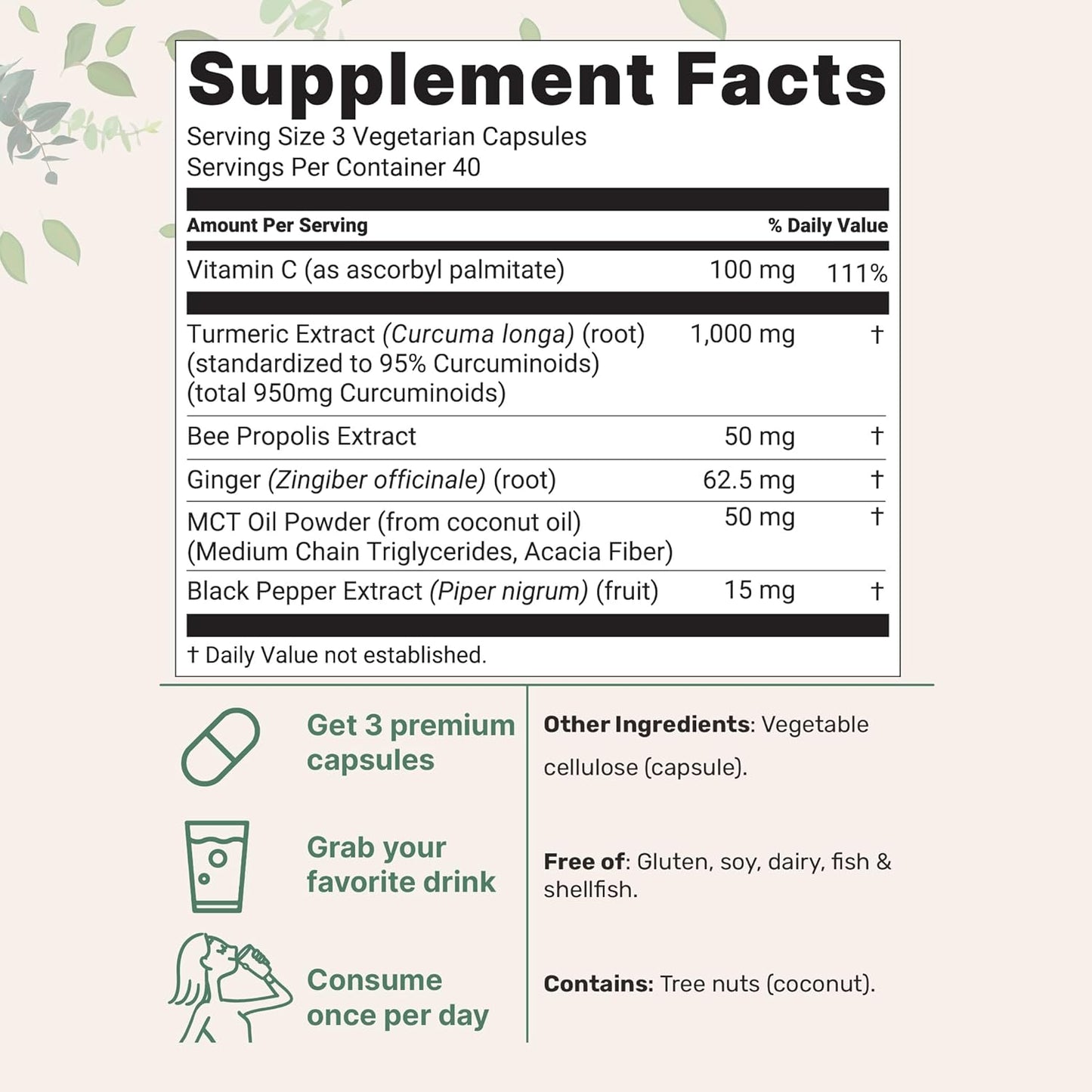 Turmeric with Curcumin 95